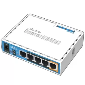 Image of Mikrotik HAP ac lite 500 Mbps White Power over Ethernet (PoE) (RB952UI-5AC2ND)