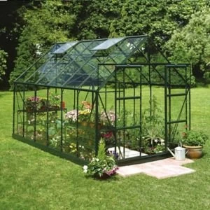 Image of BQ Metal 8x14 Horticultural glass greenhouse
