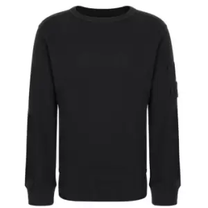 Image of CP COMPANY BoyS Lens Crew Sweatshirt - Black