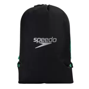 Image of Speedo Pool Bag (One Size) (Black/Green)