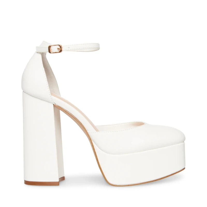 Image of Steve Madden Womens heels Steve Madden Dion Blanc Female 41
