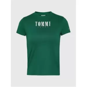 Image of Tommy Jeans Tjw Baby Essential Logo 2 Ss - Green