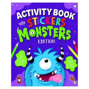 Image of Monster Activity Book with Stickers Pack of 12 26073-MONS