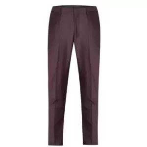 Image of Ted Baker Merlot Suit Trousers - Red