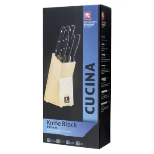 Image of Richardson Sheffield Cucina Knife Block Set 6 Piece