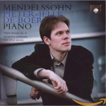 Image of Pieter - Jelle de Boer - Mendelssohn: Piano Sonata, Op. 6/Variations Serieuses... CD