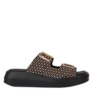 Image of BOSS Jess Flat Sandals - Black