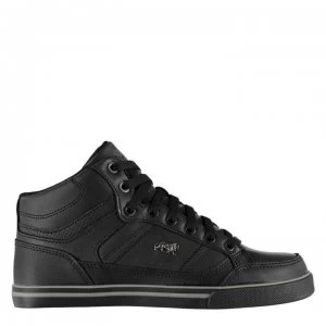 Image of Lonsdale Canon Kids Trainers - Black/Charcoal