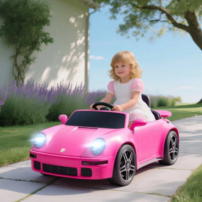 Image of AIYAPLAY Battery Powered Kids Electric Car with Remote Control, Pink 370-388V70PK