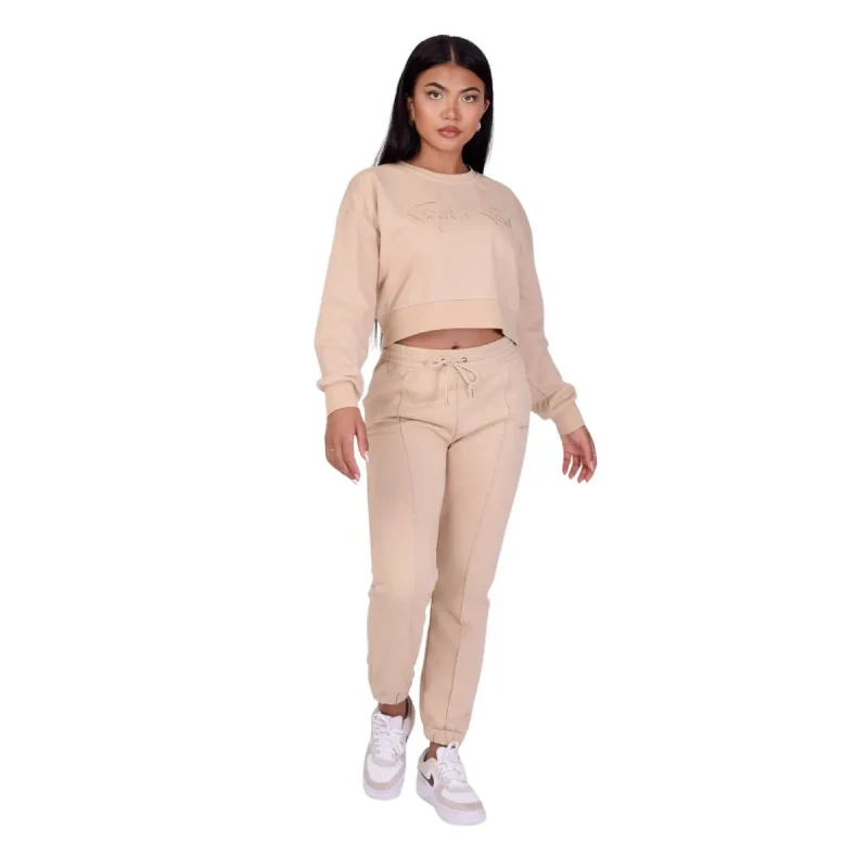 Image of Project X Paris Basic elasticated womens jogging trousers Project X Paris Beige Female XS