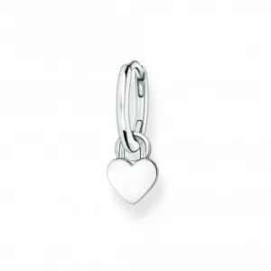 Image of Charmista Silver Heart Single Hoop Earring CR717-001-21