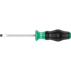 Image of Wera Kraftform Comfort Grip Flared Slotted Screwdriver 7mm 150mm