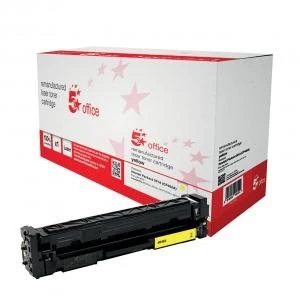 Image of 5 Star Office HP 201A Yellow Laser Toner Ink Cartridge