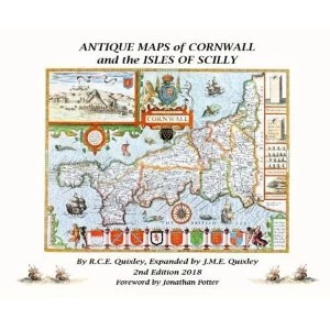 Image of ANTIQUE MAPS OF CORNWALL AND THE ISLES OF SCILLY Hardback 2018