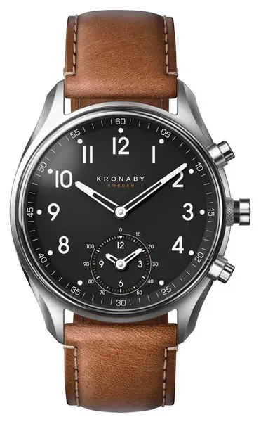 Image of Kronaby S0729/1 43mm APEX Bluetooth Brown Leather A1000-0729 Watch
