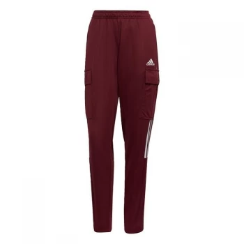 Image of adidas Tiro Cargo Tracksuit Bottoms Womens - Victory Crimson / Ambient Blus
