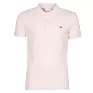 Image of Lacoste PH4012 SLIM mens Polo shirt in Pink - Sizes EU L,EU XL,EU XXL