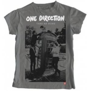 Image of One Direction Take Me Home Album Skinny Grey TS: Medium