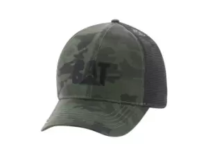Image of Caterpillar 33825-57799-01 Raised Logo Cap Night Camo