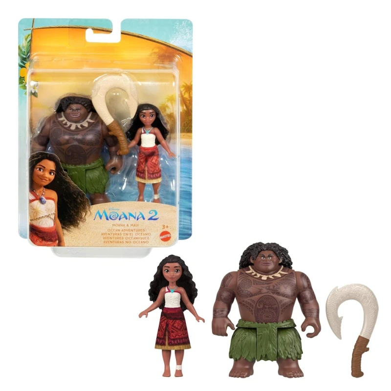 Image of Disney Moana & Maui Ocean Adventures Small Doll & Accessory