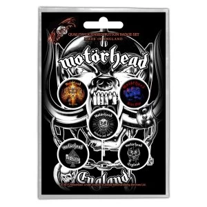 Image of Motorhead - England Button Badge Pack