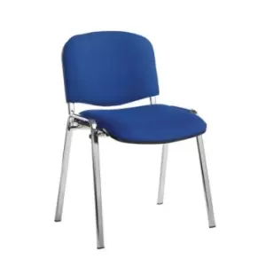 Image of Slingsby Chair Conference Stackable Chrome Frame Blue PK4