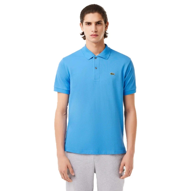 Image of Lacoste Mens Classic Short Sleeve Polo Shirt Ethereal male XS