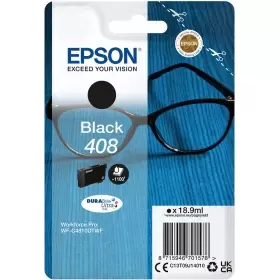 Image of Epson Glasses 408 Black Ink Cartridge