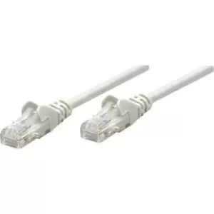 Image of Intellinet 340373 RJ45 Network cable, patch cable CAT 6 U/UTP 1m Grey