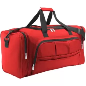 Image of SOLS Weekend Holdall Travel Bag (ONE) (Red) - Red