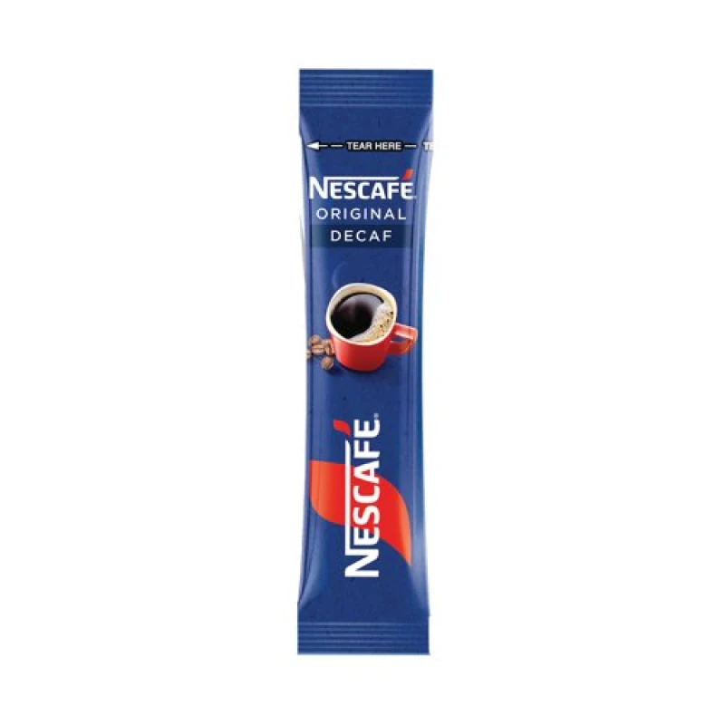Image of Nescafe Decaf One Cup Instant Coffee Stick Sachets (800 Pack) 12357802