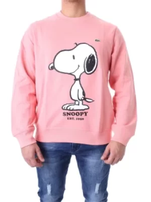 Image of LACOSTE Crewneck Unisex Rose cotone