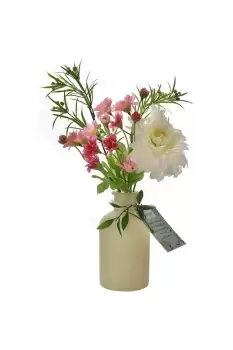 Image of Mother's Day Ceramic Vase With Chrysanthemum