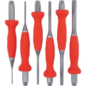 Image of 2-8MM Parallel Pin Punch Set Cushion Grip (6-Pce)