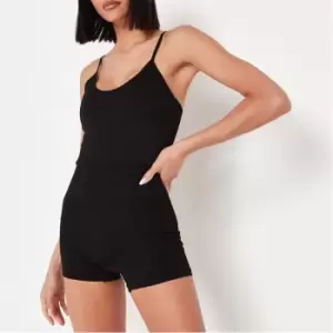 Image of Missguided MSGD Sports Rib Gym Unitard - Black