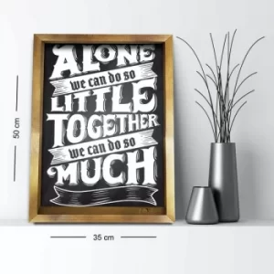 Image of 3550AHS-045 Multicolor Decorative Framed MDF Painting