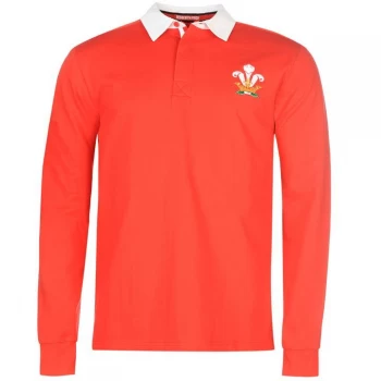 Image of Rugby World Cup Long Sleeve Jersey Mens - Wales