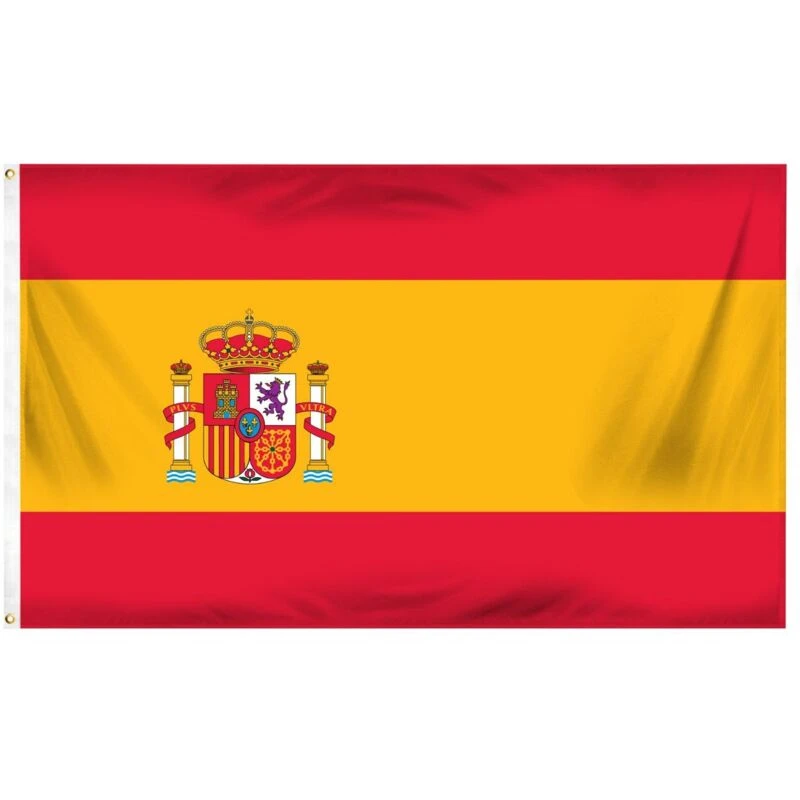 Image of Shatchi 5 X 3ft Spain National Flags Events Pub BBQ Decorations for Rugby Cricket Football Sports 2023 World Cup Banner Fan Suppor Multi unisex