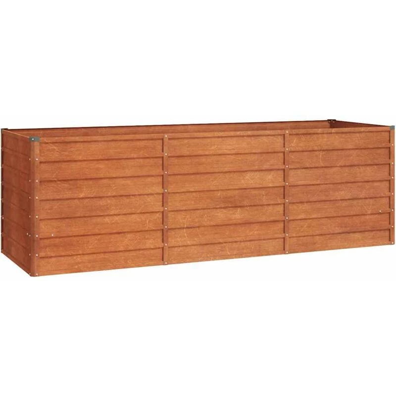 Image of VIDAXL Garden Raised Bed Rusty 240x80x77cm Corten Steel Vidaxl 8720287069843