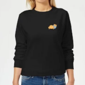 Image of Disney Winnie The Pooh Backside Womens Sweatshirt - Black
