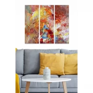 Image of MDF92391574 Multicolor Decorative MDF Painting (3 Pieces)