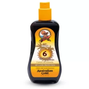 Image of Australian Gold Sunscreen Carrot Oil Spray Spf6 237ml