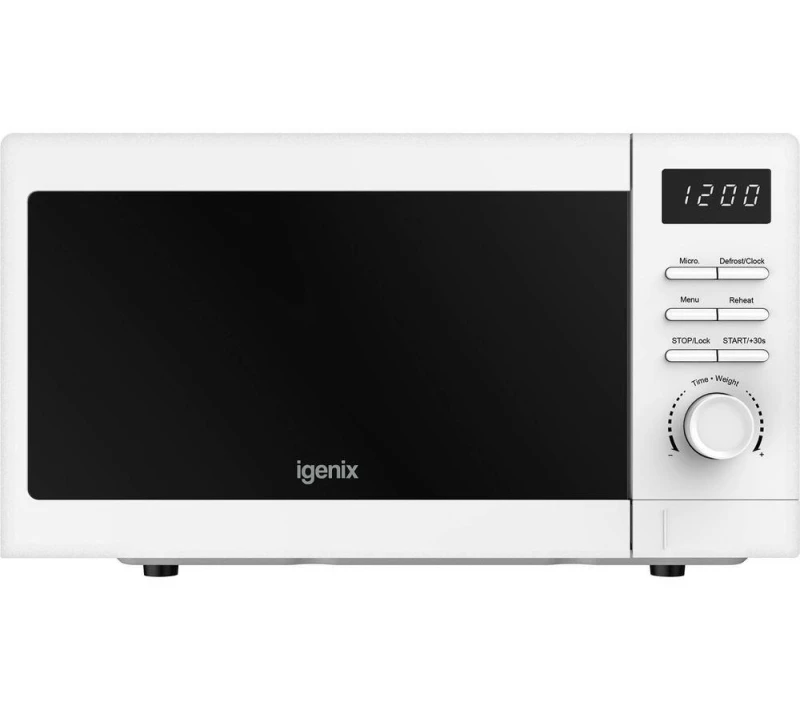 Image of IGENIX IGMS02080W Solo Microwave - White 5016368010495