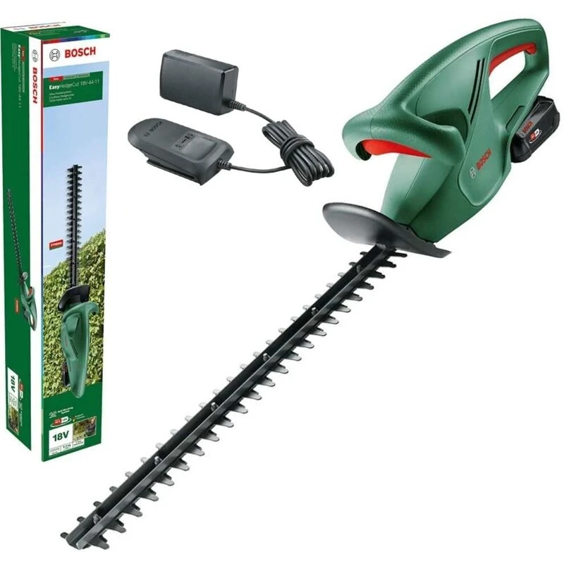 Image of Bosch EasyHedgeCut 18V-44 Cordless Hedge Trimmer - Black & Green 4053423243611