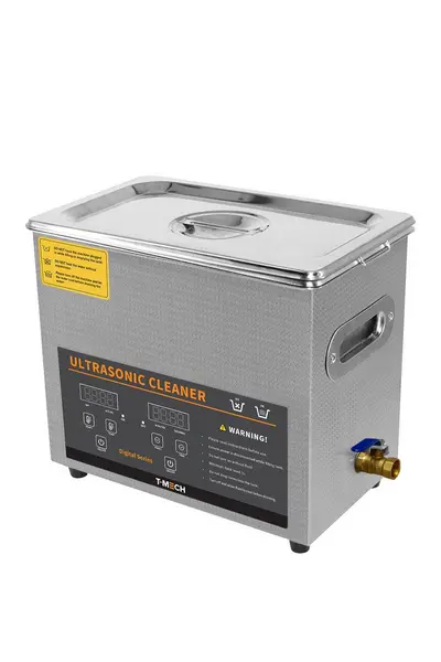 Image of T-mech 6L Ultrasonic Cleaner & Vinyl Adaptor Silver