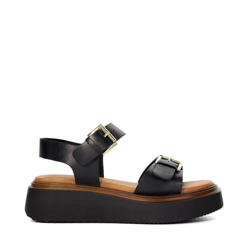 Image of Dune London Lowdown Sandal Black female 4 (37)