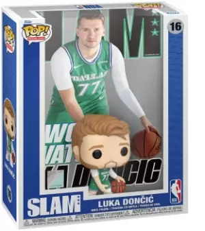 Image of NBA Slam - Luca Doncic (Pop! NBA Cover) - vinyl figurine no. 16 Funko Pop! multicolor