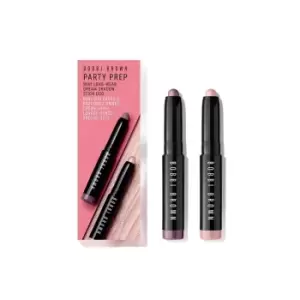 Image of Bobbi Brown Party Prep Mini Long-wear Cream Shadow Stick Duo Dusty Mauve, Golden Pink, Size: 0.9g