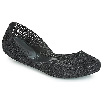 Image of Melissa CAMPANA PAPEL VII womens Shoes (Pumps / Ballerinas) in Black - Sizes 5,3