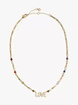 Image of Kate Spade Rainbow In The Name Of Love Pendant, Multi, One Size